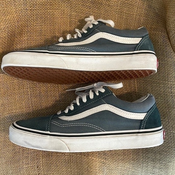 Vans Old Skool Canvas Blue Mirage, women’s size 8, men’s size 6.5 - Picture 4 of 10